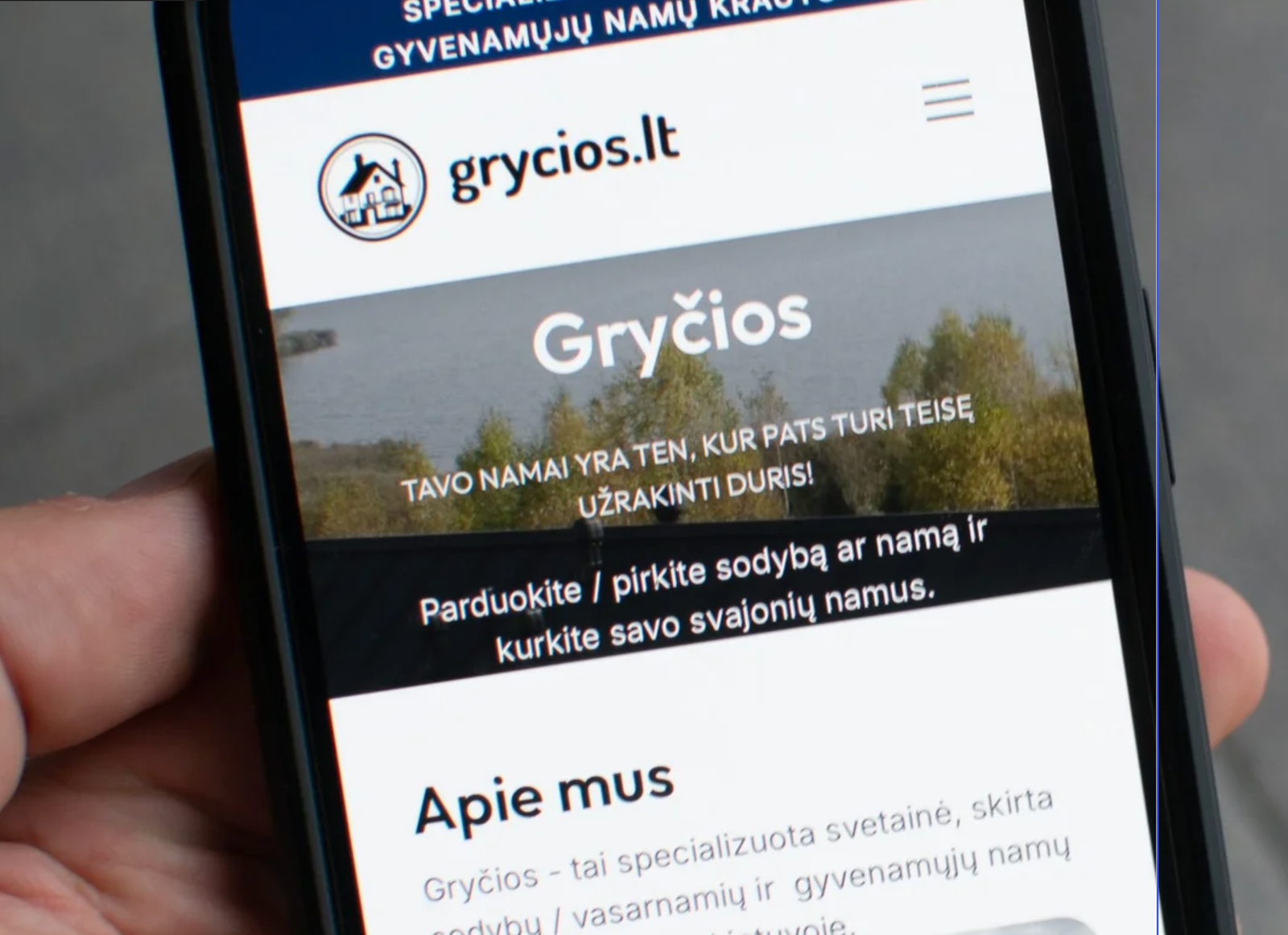Sodybą įsigyti ar parduoti bus paprasčiau – startavo naujas portalas grycios.lt