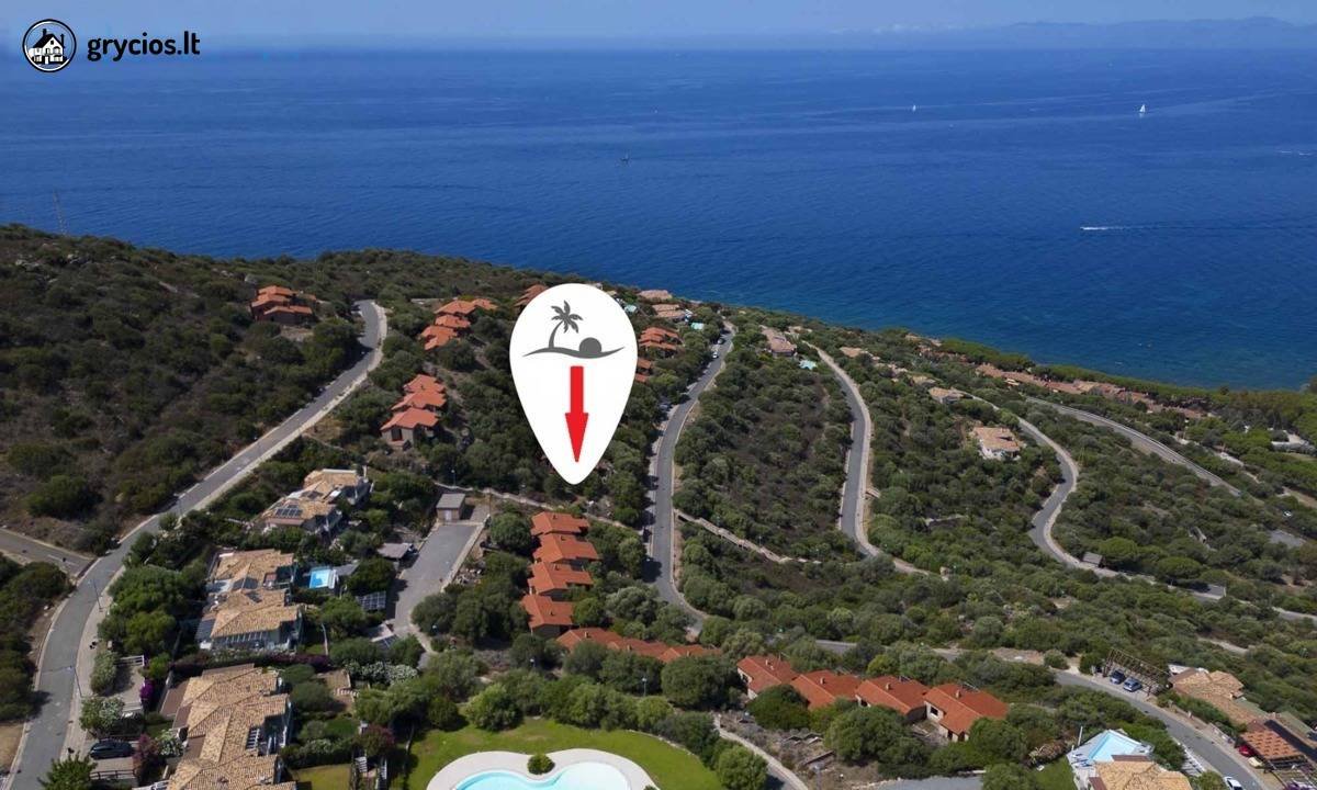Italijoje, Sardinijoje, parduodama 102,28 kv.m. vila PARADISE su vaizdu į jūrą - Image 9